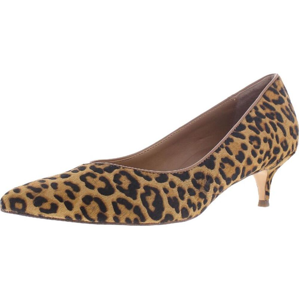 Vionic Leopard Print Kitten Heel Pumps